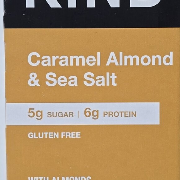 KIND Bars Caramel Almond & Sea Salt Healthy Snacks Gluten Free 6G 3Pk (18 Count) - Picture 4 of 7